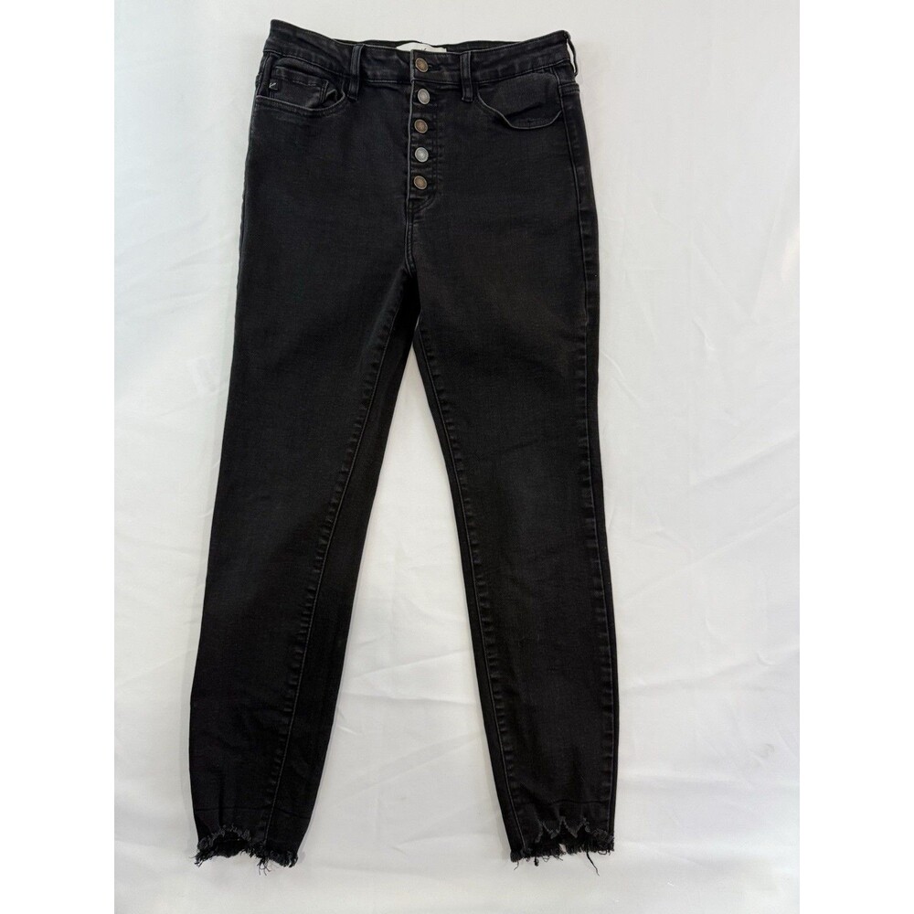 Kancan Black Stretch Skinny Ankle Jeans Size 11